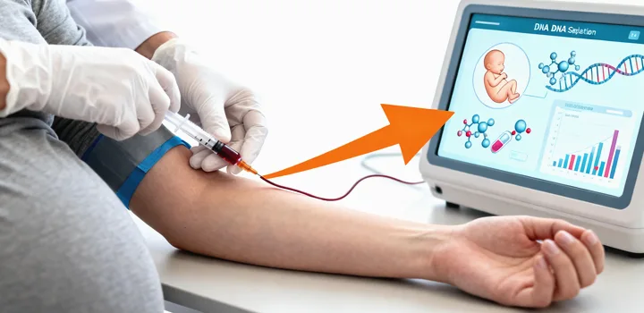 太原DNA检测流程示意图
