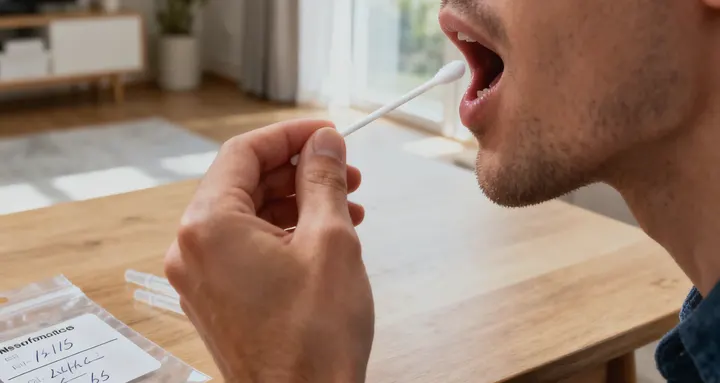 綦江DNA检测采样示意图