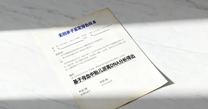 博乐亲缘鉴定报告样本