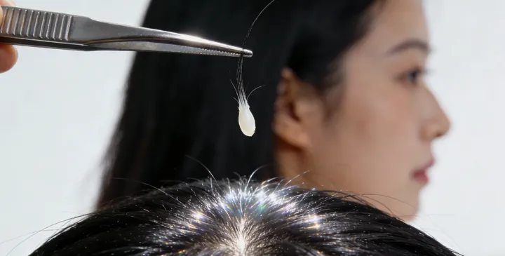 邢台毛发样本特写 邢台毛发样本特写