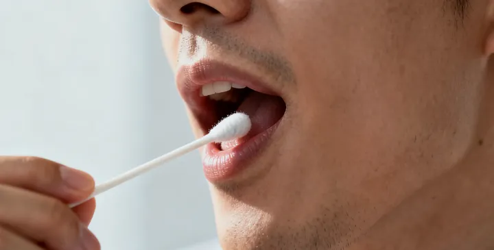 沈阳亲子鉴定无痛口腔采样示意图 沈阳亲子鉴定无痛口腔采样示意图