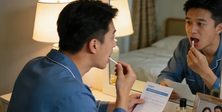 本溪南芬亲子鉴定采样现场示意图 本溪南芬亲子鉴定采样现场示意图