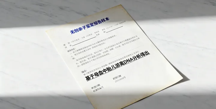 武功县亲缘鉴定报告样本 武功县亲缘鉴定报告样本